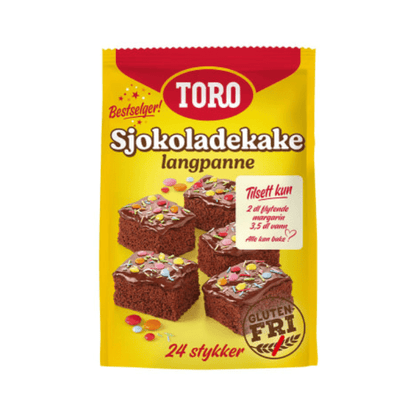 Toro Chocolate Cake for Large Tray 854g – Sjokoladekake Langpanne - Scandi Candy Swedish Candy Shop