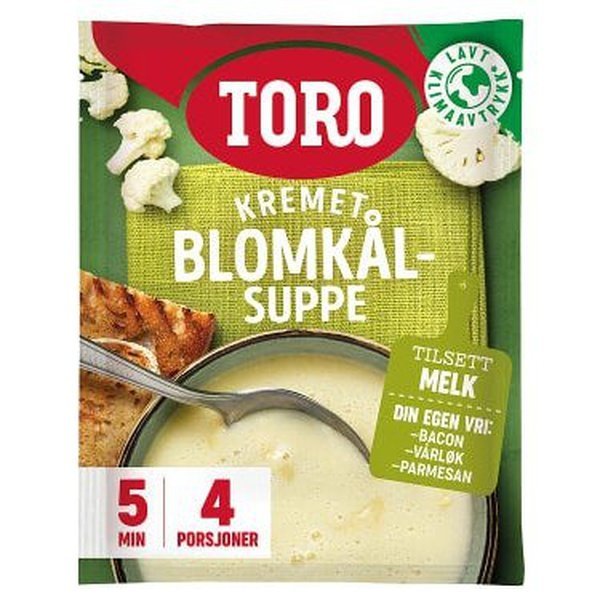 Toro creamy cauliflower soup 65 grams (Blomkålsuppe) - Scandi Candy Swedish Candy Shop