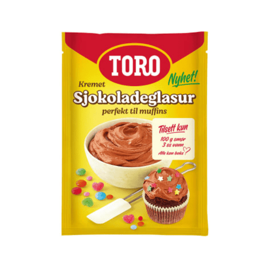 Toro Creamy Chocolate Frosting 126g – Kremet Sjokoladeglasur - Scandi Candy Swedish Candy Shop