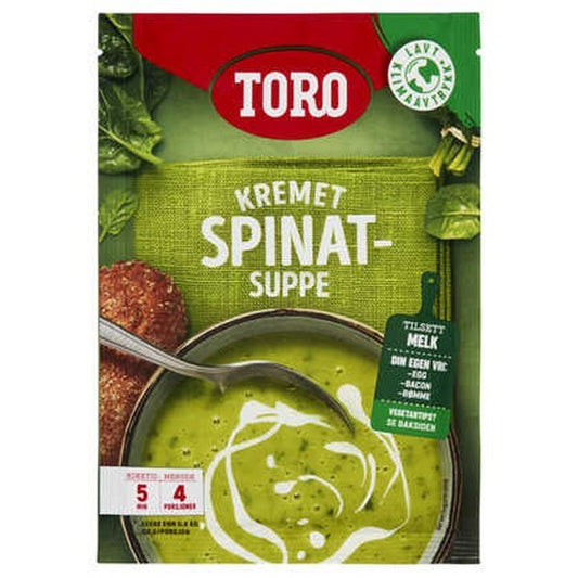 Toro Creamy Spinach Soup (Kremet Spinat suppe) 79 grams - Scandi Candy Swedish Candy Shop
