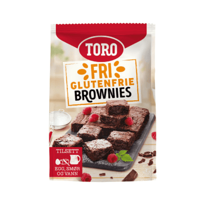 Toro Gluten - Free Brownie Mix 540g – Brownies Mix Glutenfri - Scandi Candy Swedish Candy Shop