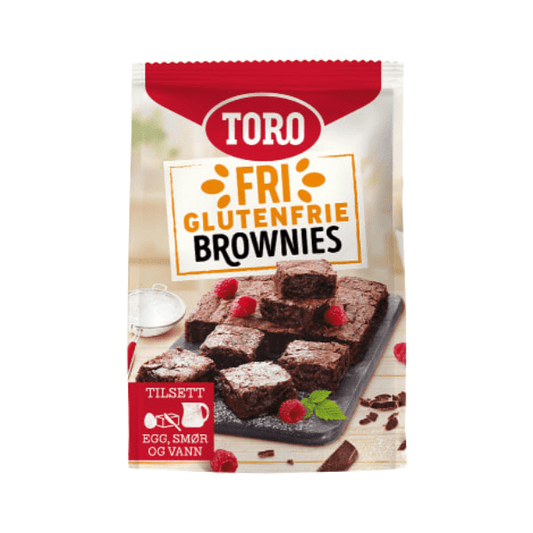 Toro Gluten - Free Brownie Mix 540g – Brownies Mix Glutenfri - Scandi Candy Swedish Candy Shop