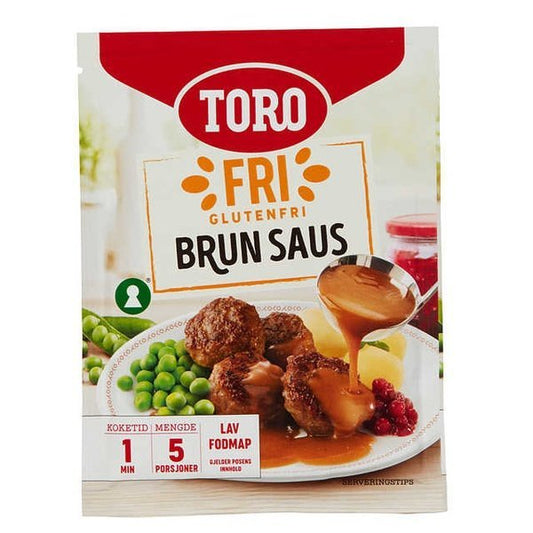 Toro Glutenfree brown gravy (Glutenfri brun saus) 32 grams - Scandi Candy Swedish Candy Shop