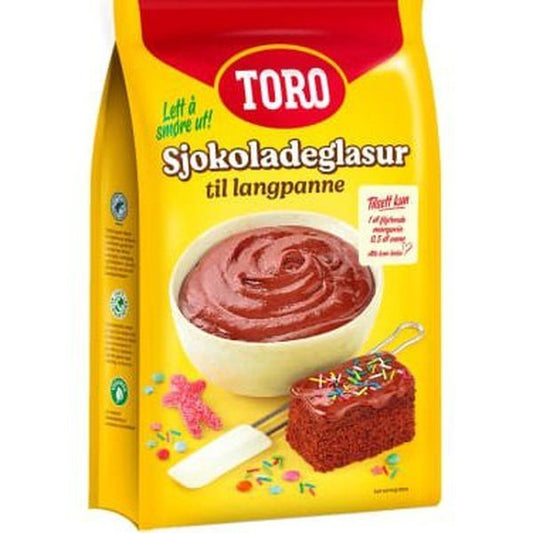 Toro Langpanne chocolate icing mix 350 grams (Glasur) - Scandi Candy Swedish Candy Shop