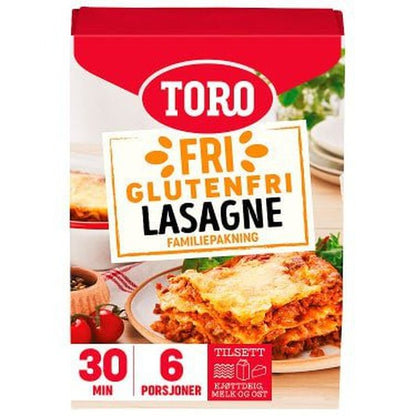 Toro Glutenfree Lasagna 300 grams Family size (Glutenfri lasagne)