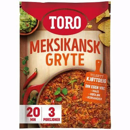 Toro Mexican Dinner (Meksikansk gryterett) 190 grams - Scandi Candy Swedish Candy Shop