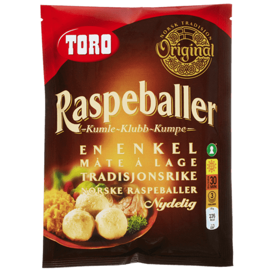 Toro Potato dumplin mix, 206grams (Raspeballer) - Scandi Candy Swedish Candy Shop