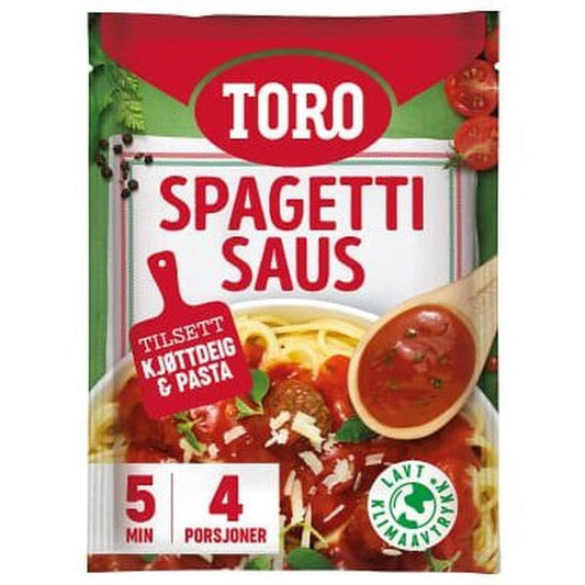 Toro Spaghetti Sauce Tomato & Herbs (Spaghetti Saus Tomat og Urter) 53 grams - Scandi Candy Swedish Candy Shop