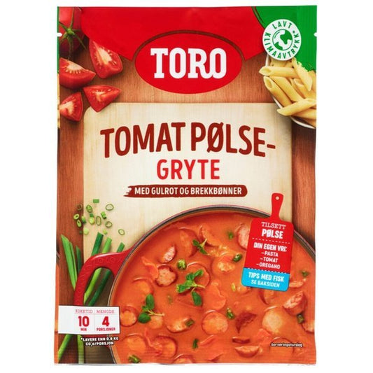 Toro tomato - and sausage stew (Tomat - og pølsegryte) 108 grams - Scandi Candy Swedish Candy Shop