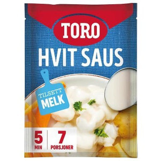 Toro White gravy/sauce (hvit saus) 38 grams - Scandi Candy Swedish Candy Shop