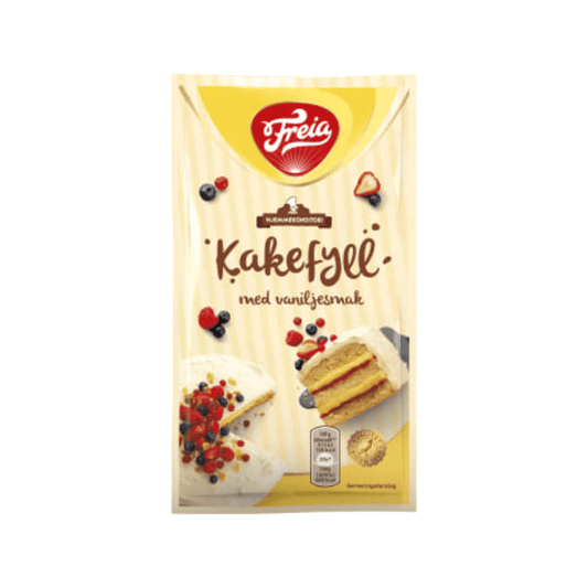Vanilla Cake Filling 80g (Freia) – Kakefyll Vanilla Filling - Scandi Candy Swedish Candy Shop
