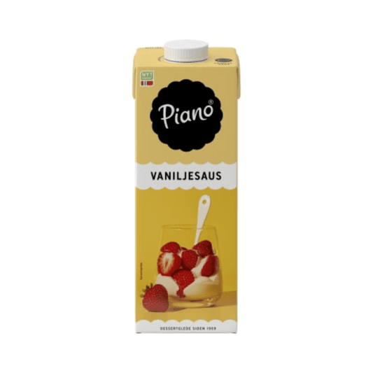 Vanilla Sauce 1L – Vaniljesaus Piano - Scandi Candy Swedish Candy Shop