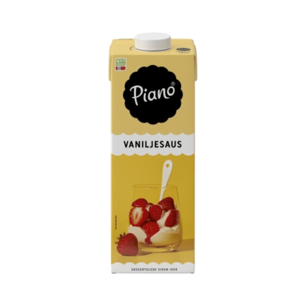 Vanilla Sauce 1L – Vaniljesaus Piano - Scandi Candy Swedish Candy Shop