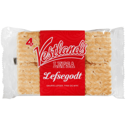 Vestlandslefsa Thick Buttercream 4 pieces 230g - Scandi Candy Swedish Candy Shop