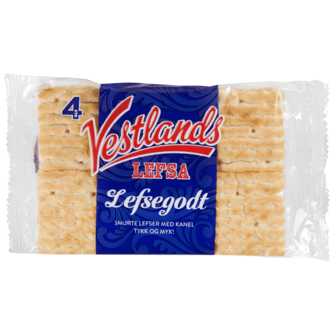 Vestlandslefsa Thick Cinnamon 4 pieces 230g - Scandi Candy Swedish Candy Shop