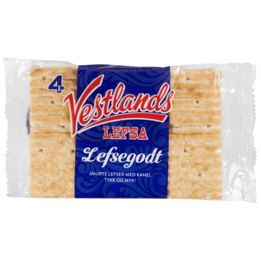 Vestlandslefsa Thick Cinnamon 4 pieces 230g - Scandi Candy Swedish Candy Shop