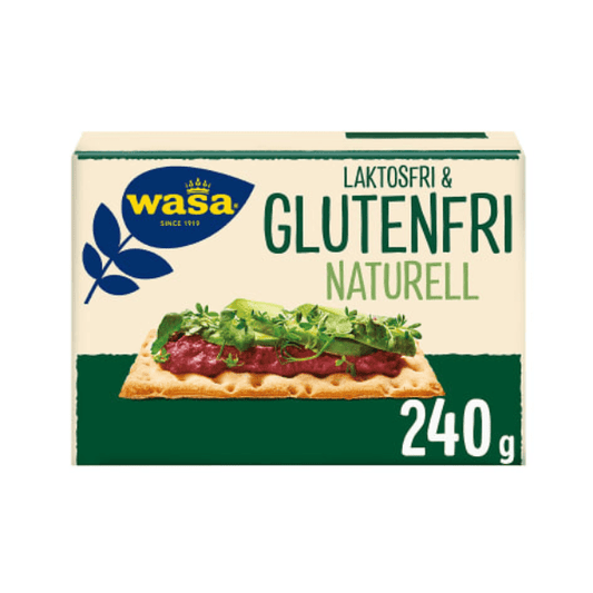 Wasa Crispbread Natural Gluten - Free 240g – Naturell Gl.Fri - Scandi Candy Swedish Candy Shop