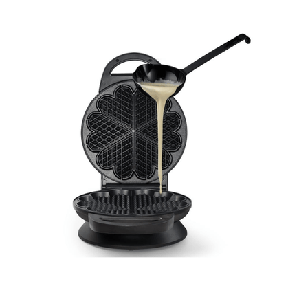 Wilfa Waffle Iron WM623B Black – Norwegian Heart Waffle Maker - Scandi Candy Swedish Candy Shop